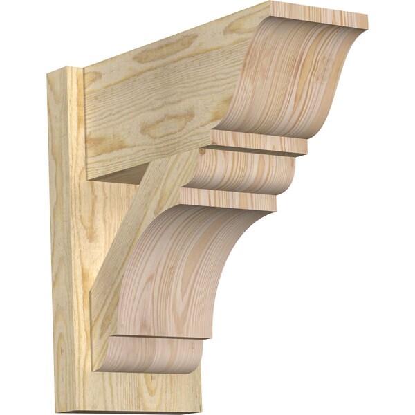 Ekena Millwork Olympic Rough Sawn Traditional Outlooker, Douglas Fir, 8"W x 18"D x 18"H OUT08X18X18OLY01RDF - main
